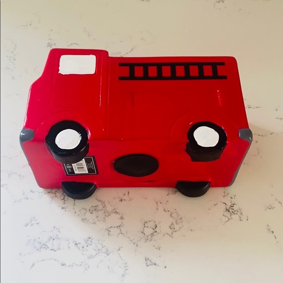 Isaac Jacobs Fire Truck Coin Bank - Picture 13 of 16